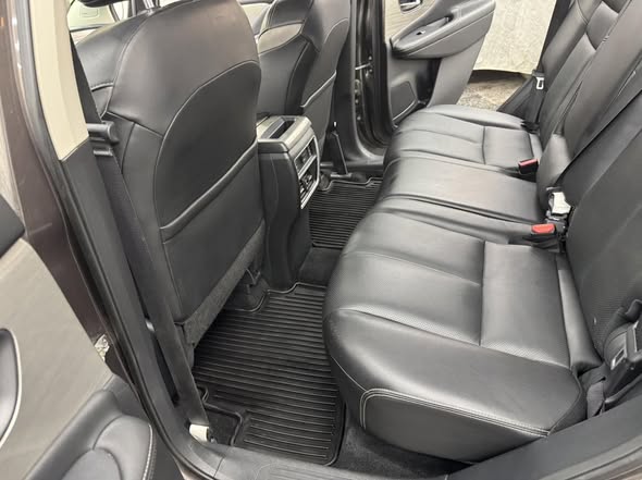 Clean rear seats and door panels after detailing